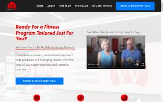 Whole Body Fitness website
