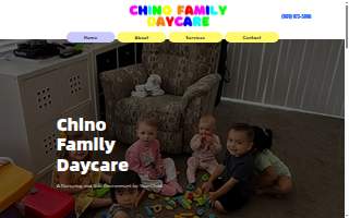 Chino Family Daycare website