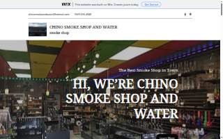 Chino Smoke Shop And Water website