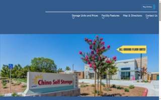 Chino Self Storage website