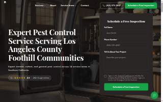 Epic Pest Management website