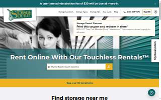 Storage Outlet of Chino website