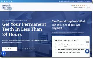 Bonita Del Rey Dental Care website