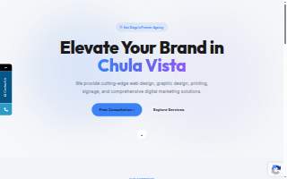 Chula Vista Marketing website