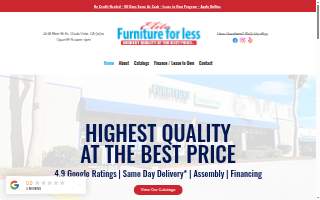 Elite Furniture For Less website