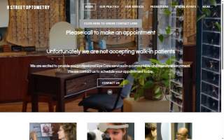 H Street Optometry website