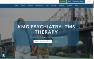KMG Psychiatry of Chula Vista website