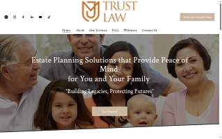 MJ Trust Law website
