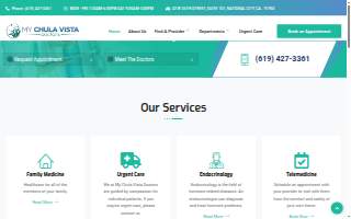 My Chula Vista Doctors website
