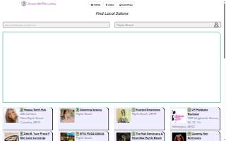 Inspire Hair Salon website
