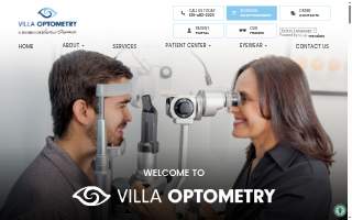 Villa Optometry website