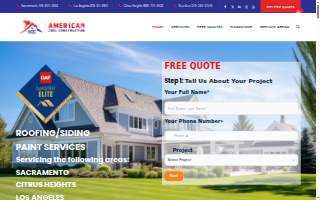 American Cool Construction website