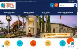 Citrus Heights Event Center website