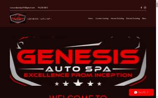 Genesis Auto Spa website