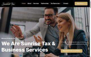 Sunrise Tax & Business Services website