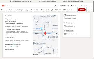 Walgreens website