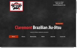 Claremont Brazilian Jiu Jitsu website
