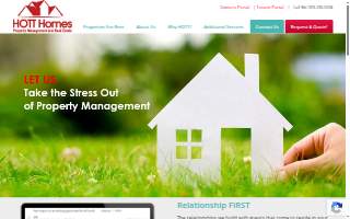 HOTT Homes Real Estate and Property Management website