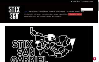 Stix SGV Claremont (Skateboard Shop) website
