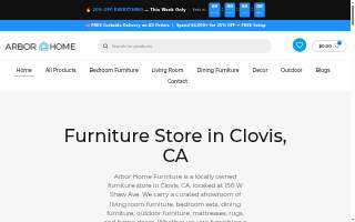 Arbor Home Furniture website