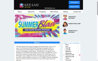 Kids Kare Willow website