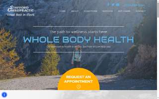 Stafford Chiropractic website
