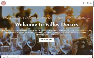 Valley Decors website
