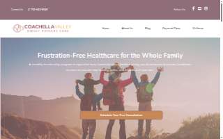 Coachella Valley Direct Primary Care website