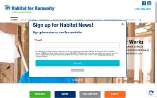 Habitat For Humanity Coachella Valley ReStore website