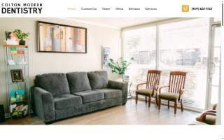 Colton Modern Dentistry website
