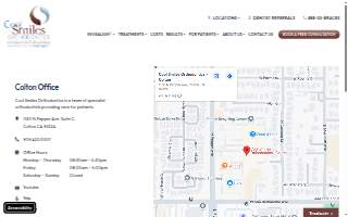 Cool Smiles Orthodontics - Colton website
