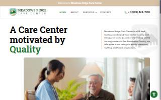 Meadows Ridge Care Center website