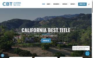 California Best Title of Glendale website