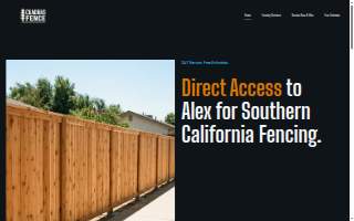 Cuadras Fence website