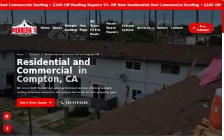 Herrera's Roofing INC website