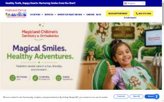 Magicland Dental of Rancho Dominguez Hills website