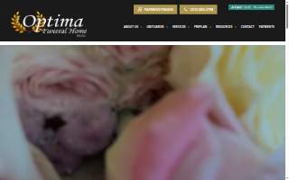Optima Funeral Home of Compton website