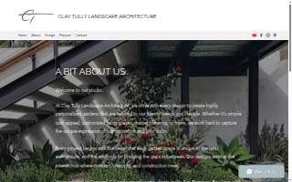 Clay Tully Landscape Architecture website