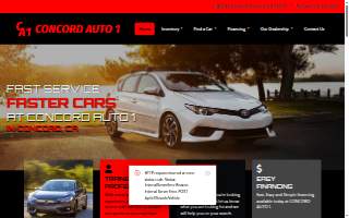 Concord Auto 1 website