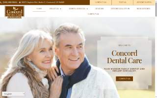 Concord Dental Care website