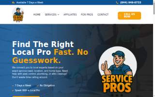 Service Pros Plumbers, Inc. website