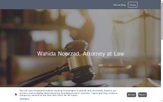 Wahida Noorzad Attorney at Law website