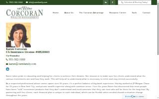 Corcoran Wealth Management website