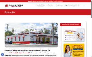 Clinica Mi Pueblo - Corona website