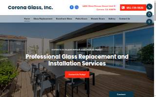 Corona Glass INC. website