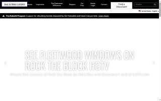 Fleetwood Windows & Doors website