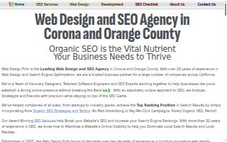 The Web Design Firm website