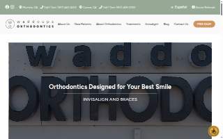 Waddoups Orthodontics of Corona website