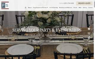 Your Party Solutions of Corona website