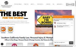 Antonyan Miranda, LLP of Coronado website
